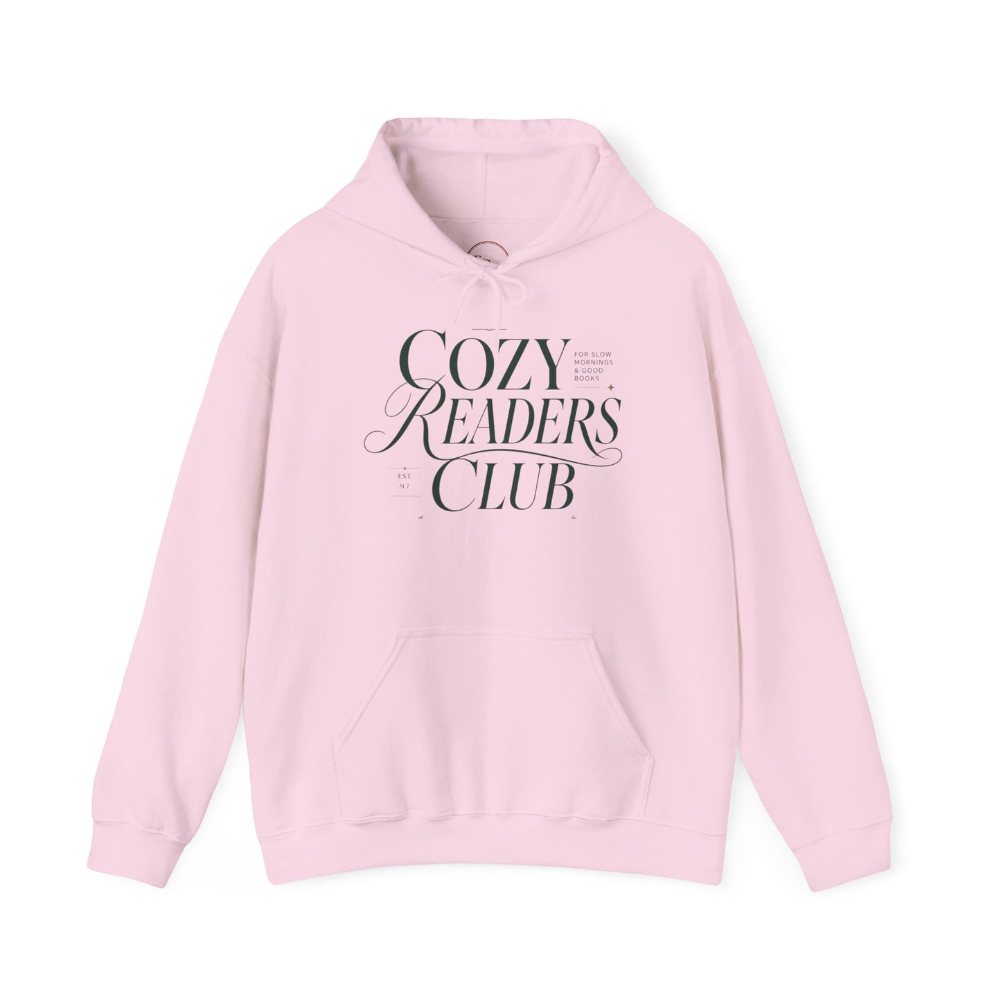 Cozy Readers Club Hoodie - Pullover for Book Lovers