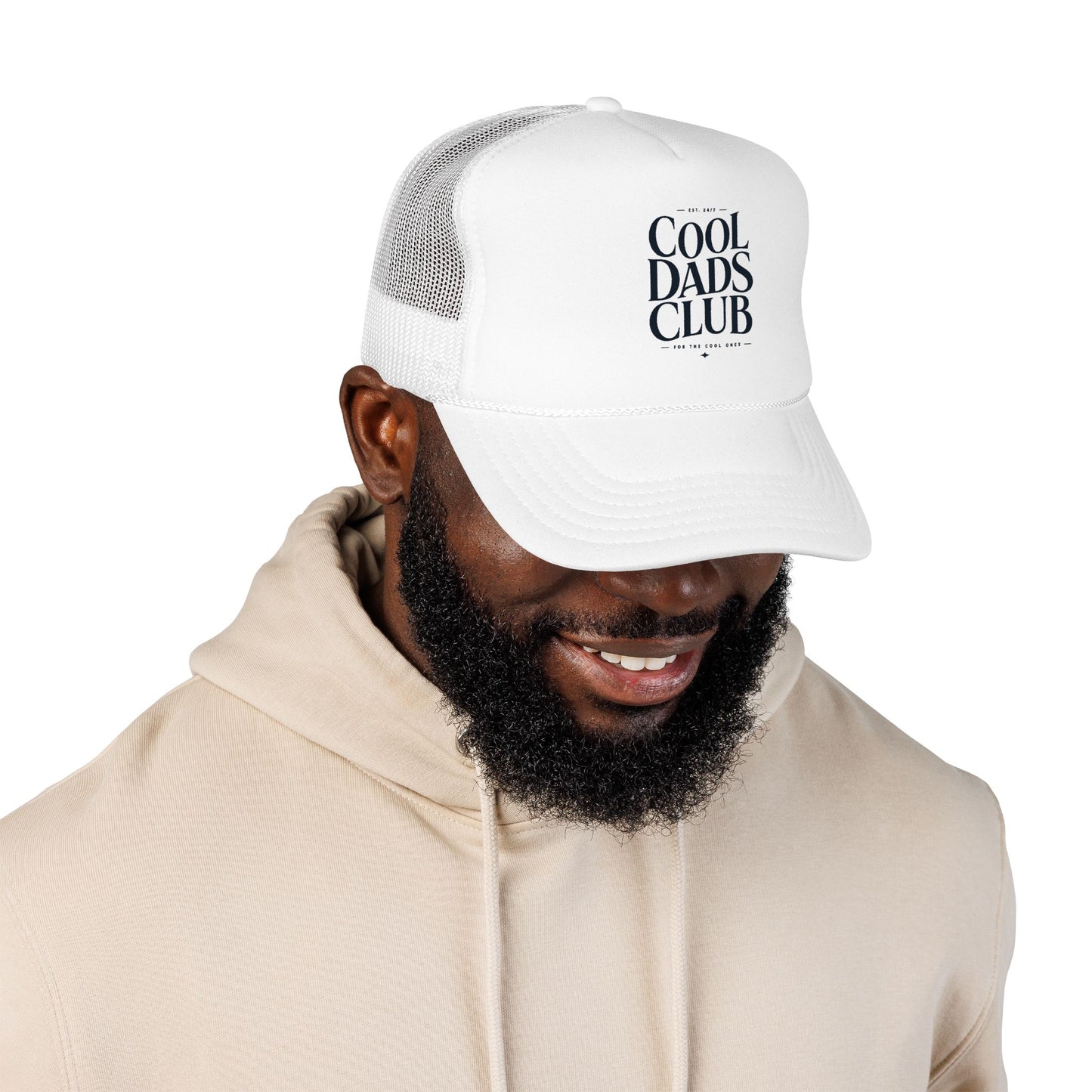 Cool Dads Club Trucker Hat — Mesh Snapback Dad Gift