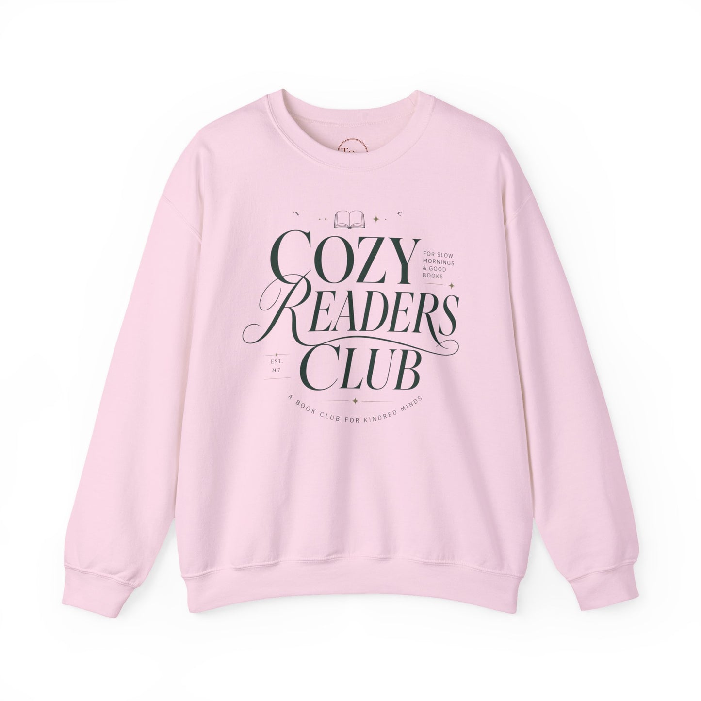 Cozy Readers Club Sweatshirt - Book Lover Crewneck