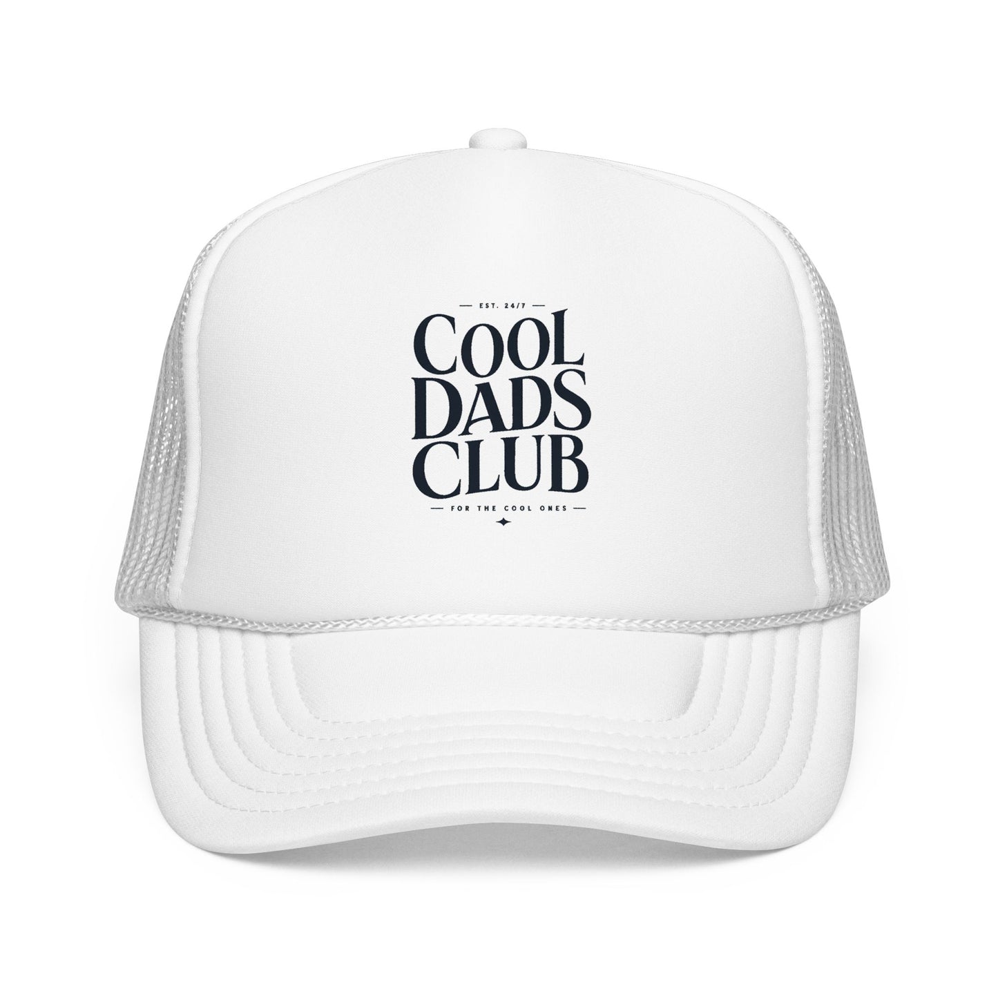 Cool Dads Club Trucker Hat — Mesh Snapback Dad Gift