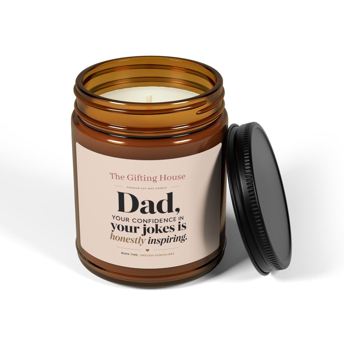 Endless Punchlines Soy Candle —  Father's Gift