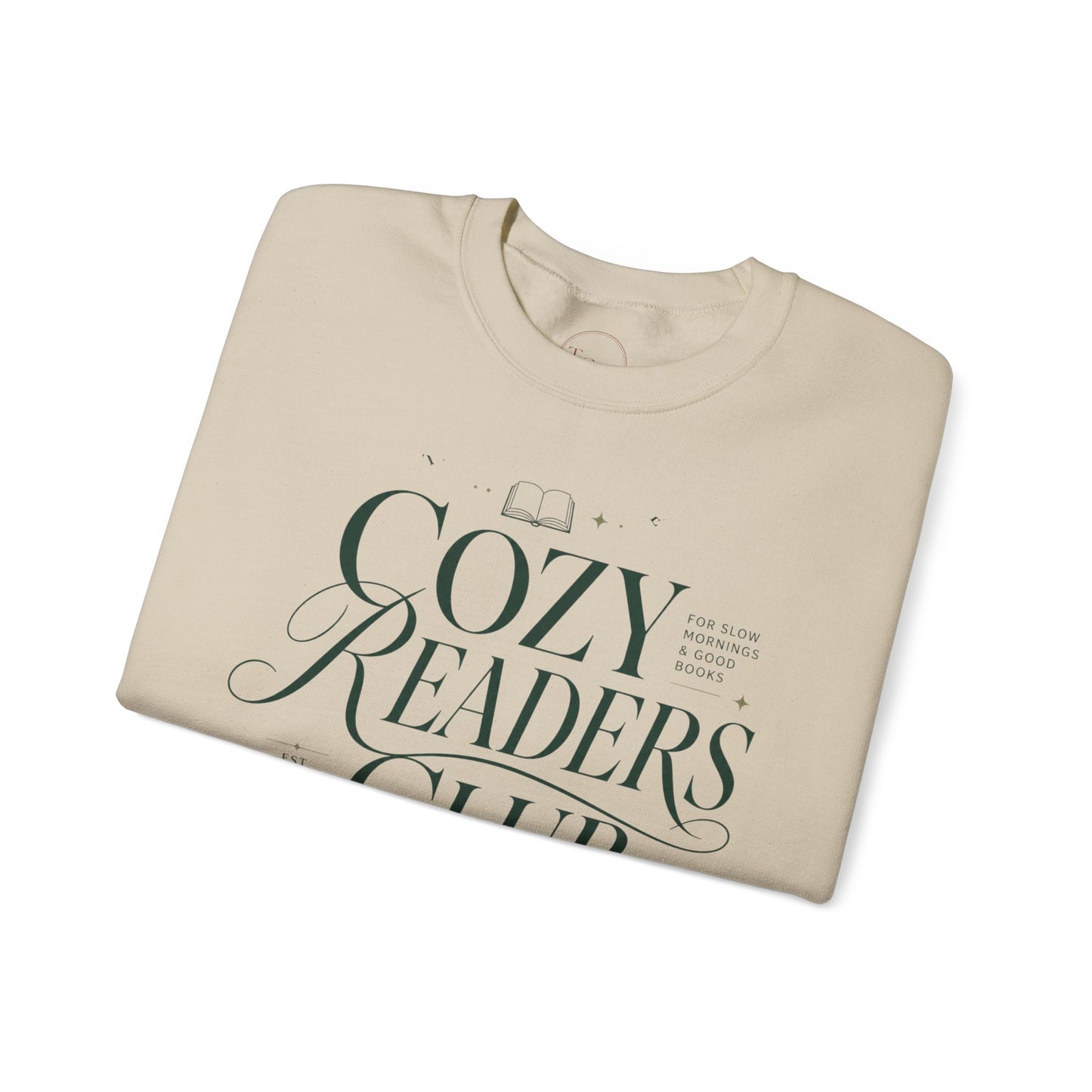 Cozy Readers Club Sweatshirt - Book Lover Crewneck