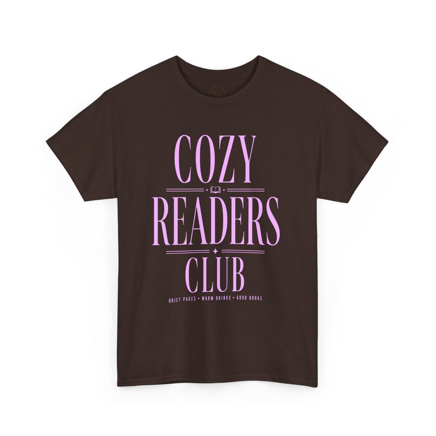 Cozy Readers Club T-Shirt - Feminine Literary Tee