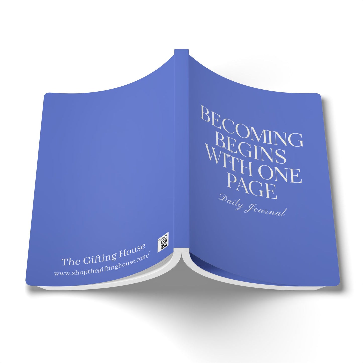 Becoming Begins with One Page Daily Journal - Blue