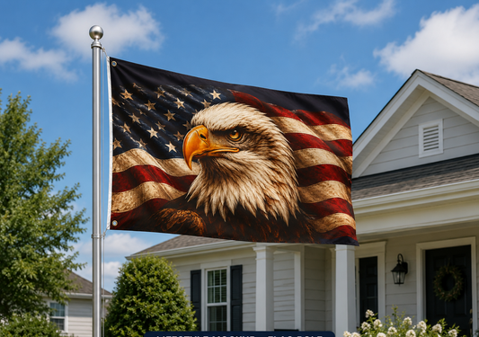 American Eagle Flag — 4th of July Patriotic Decor
