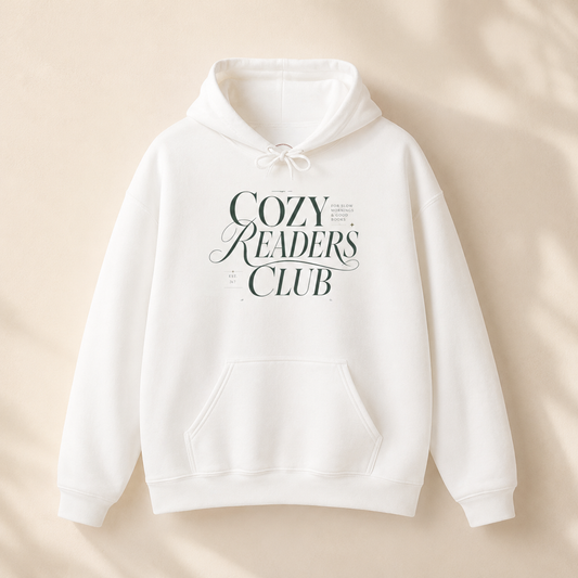 Cozy Readers Club Hoodie - Pullover for Book Lovers