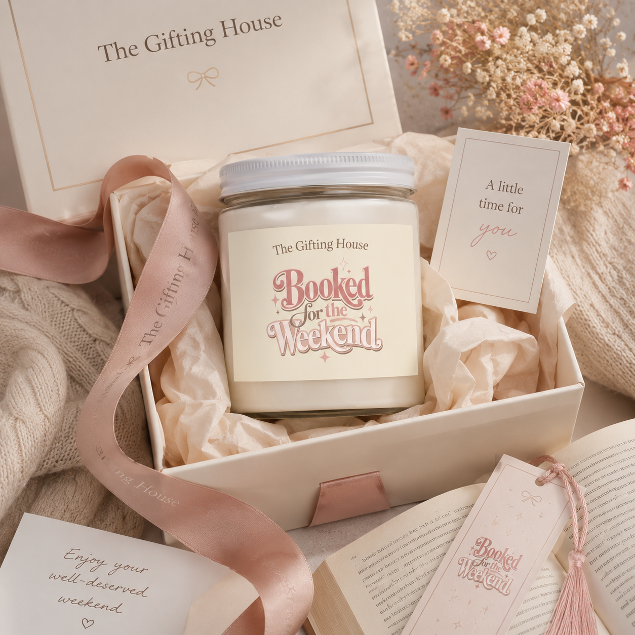 Booked for the Weekend Soy Candle - 9oz Scented Jar