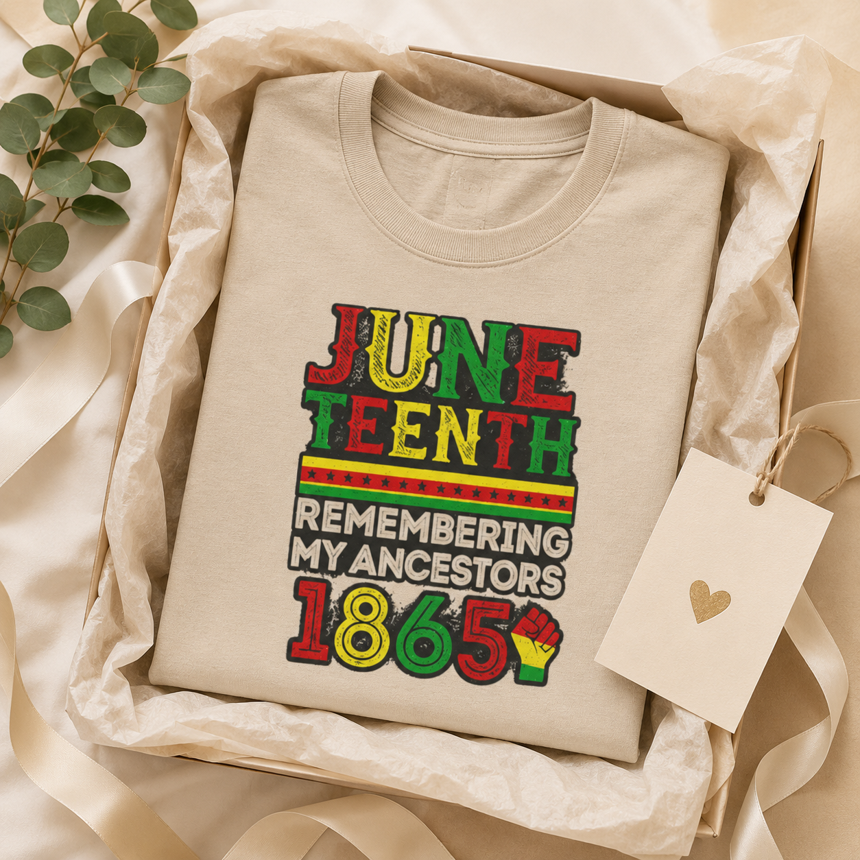 Juneteenth Remembering My Ancestors 1865 Tee