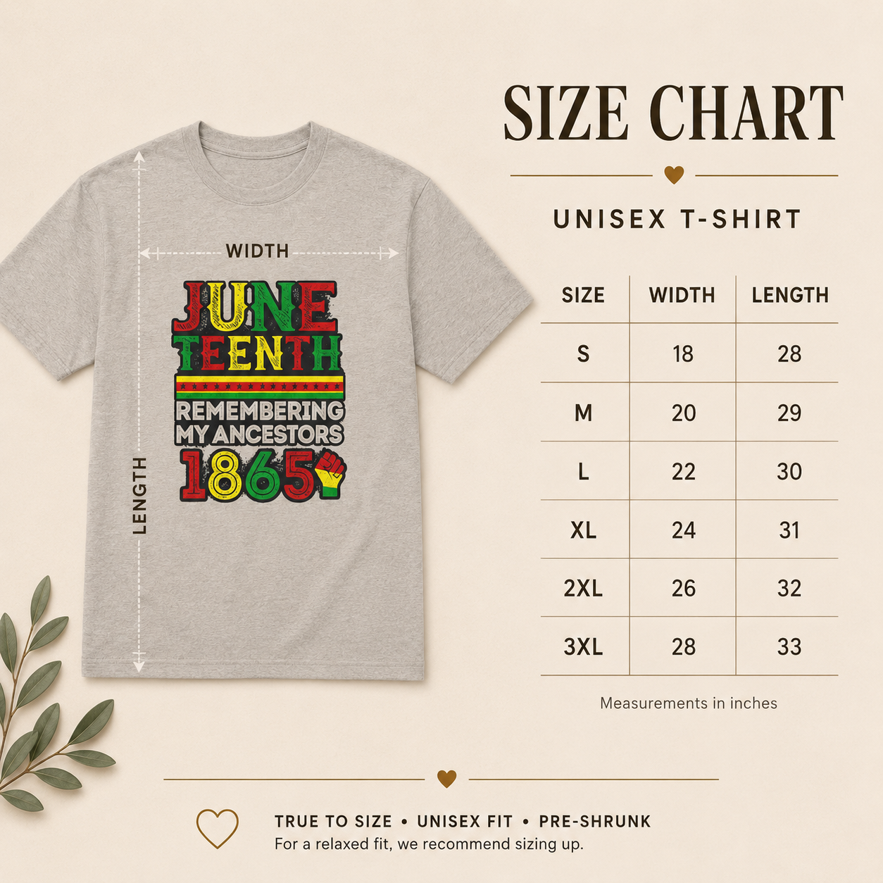 Juneteenth Remembering My Ancestors 1865 Tee