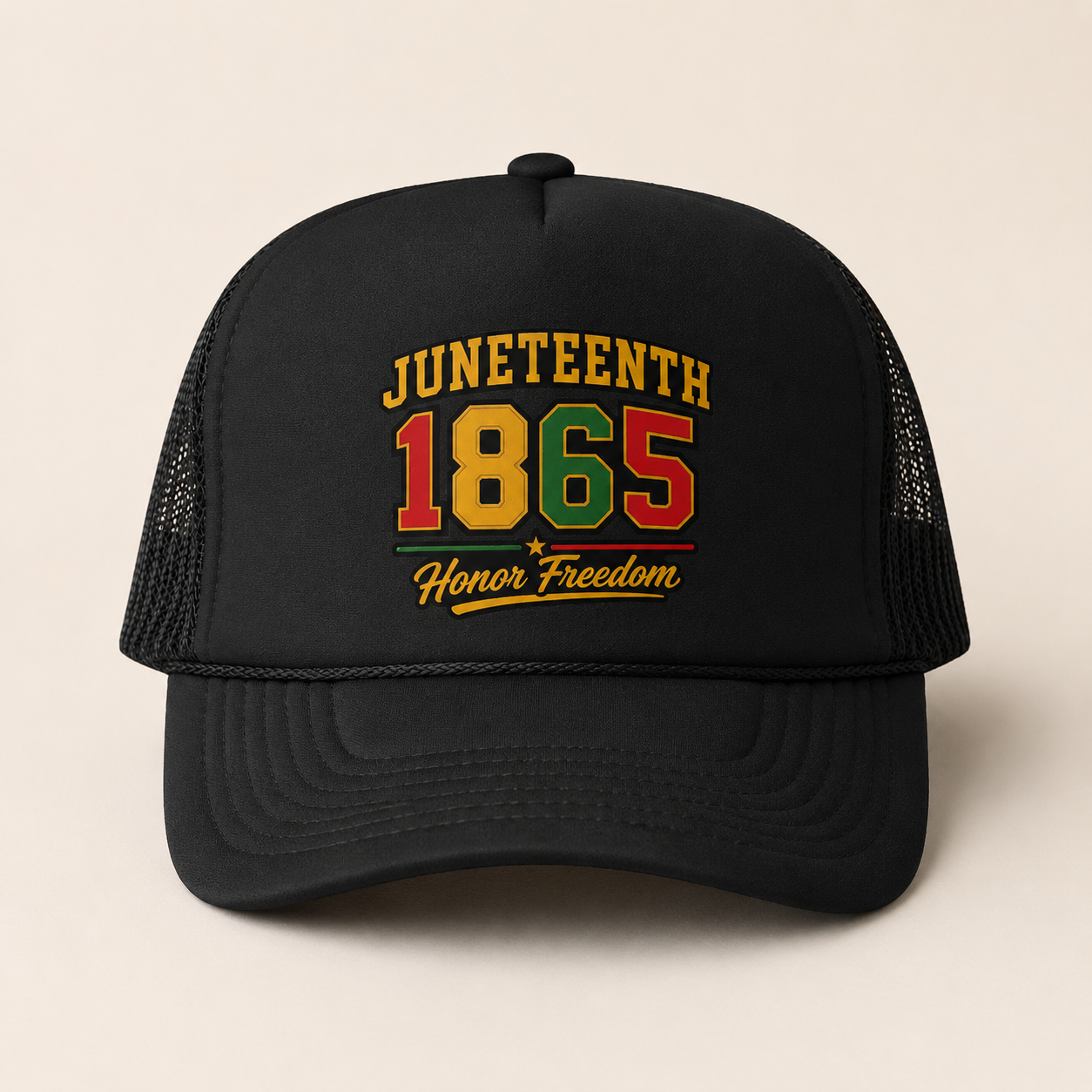 1865 Honor Freedom Trucker Hat — Juneteenth Freedom Day Gift