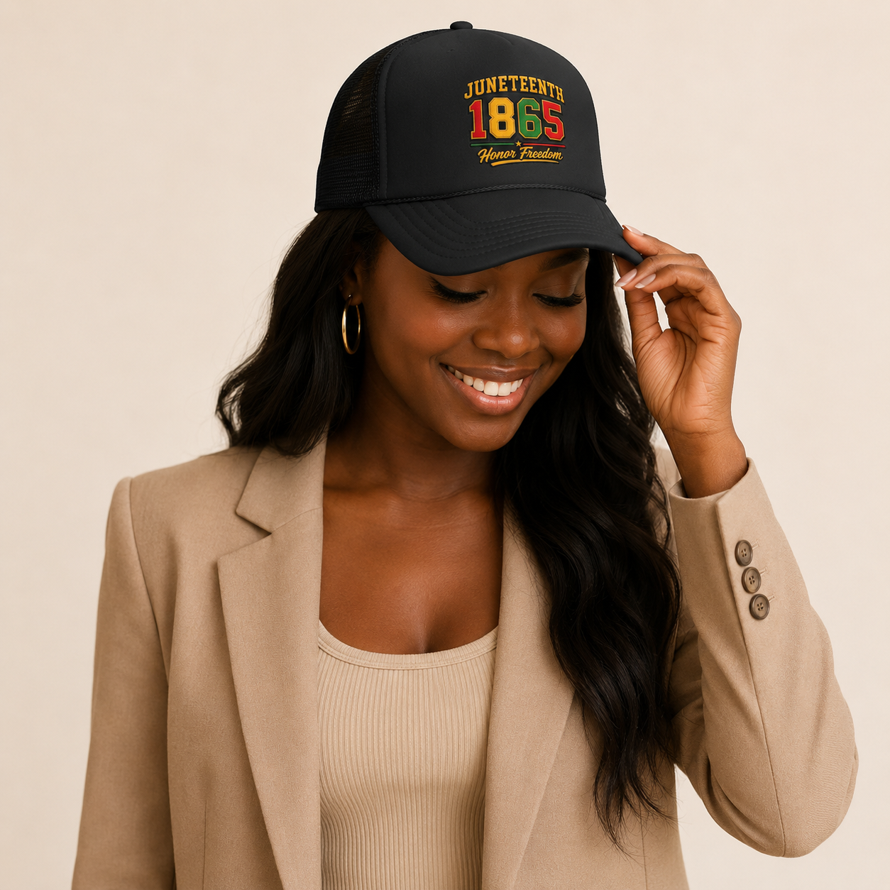 1865 Honor Freedom Trucker Hat — Juneteenth Freedom Day Gift