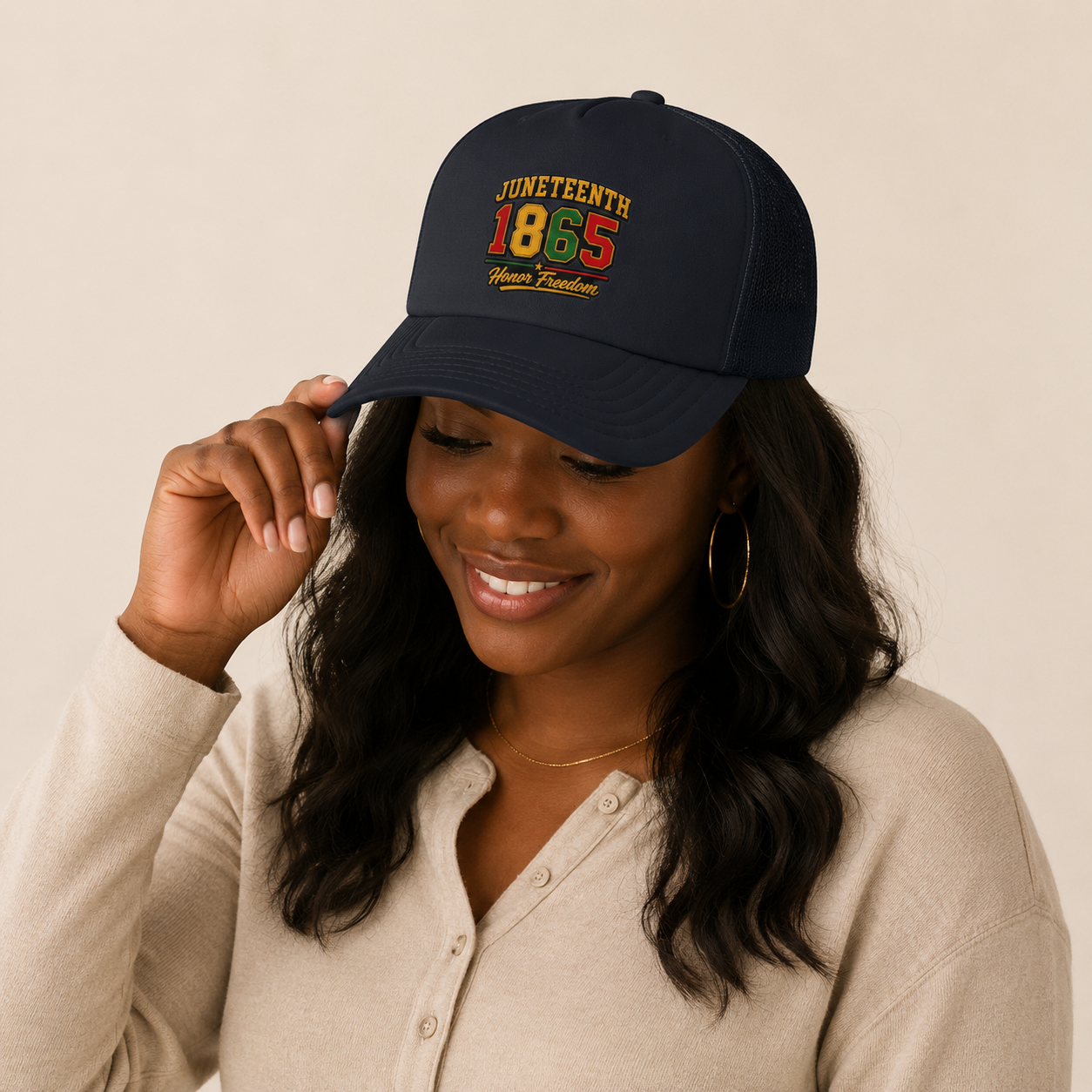 1865 Honor Freedom Trucker Hat — Juneteenth Freedom Day Gift