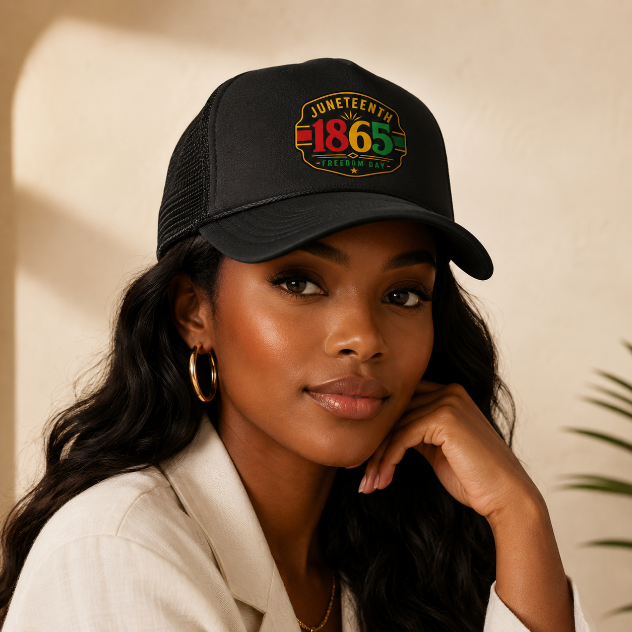 Juneteenth 1865 Trucker Hat — Freedom Day Celebration Cap Gift
