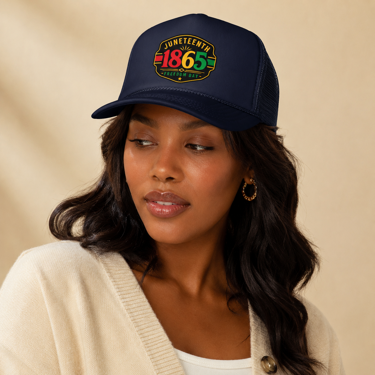 Juneteenth 1865 Trucker Hat — Freedom Day Celebration Cap Gift