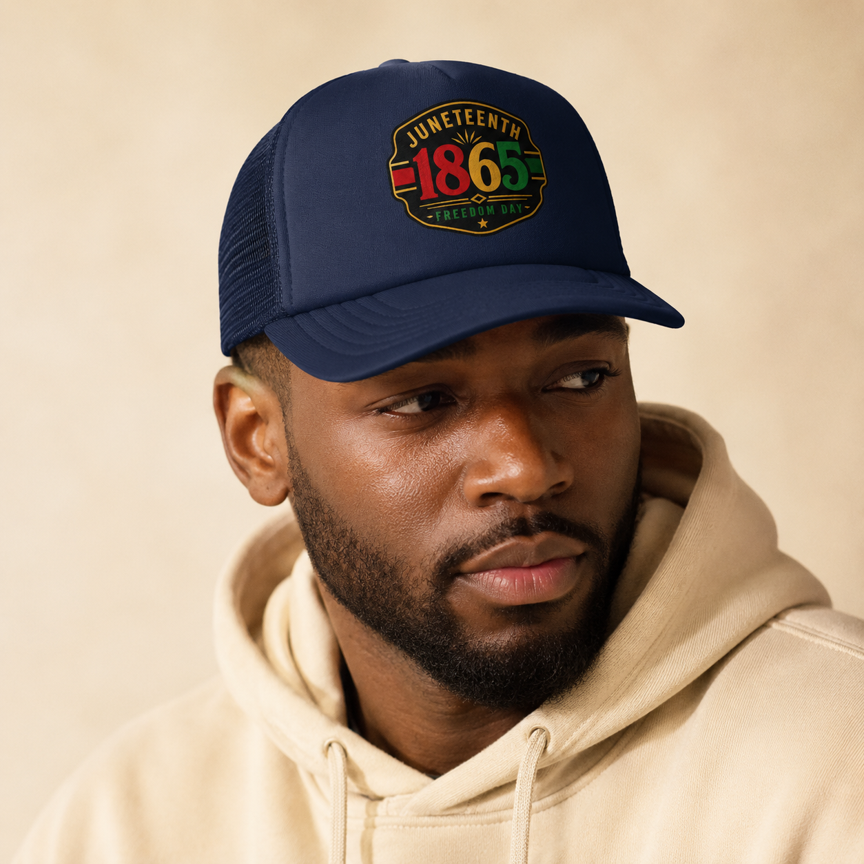 Juneteenth 1865 Trucker Hat — Freedom Day Celebration Cap Gift