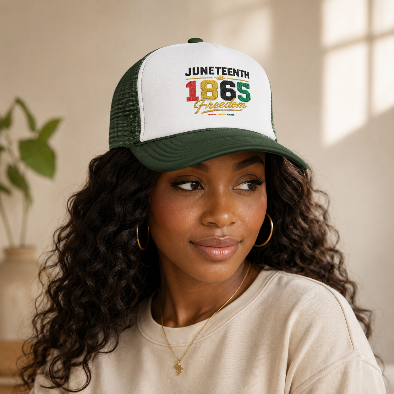 Juneteenth 1865 Freedom Trucker Hat — Celebration Pride Cap Gift