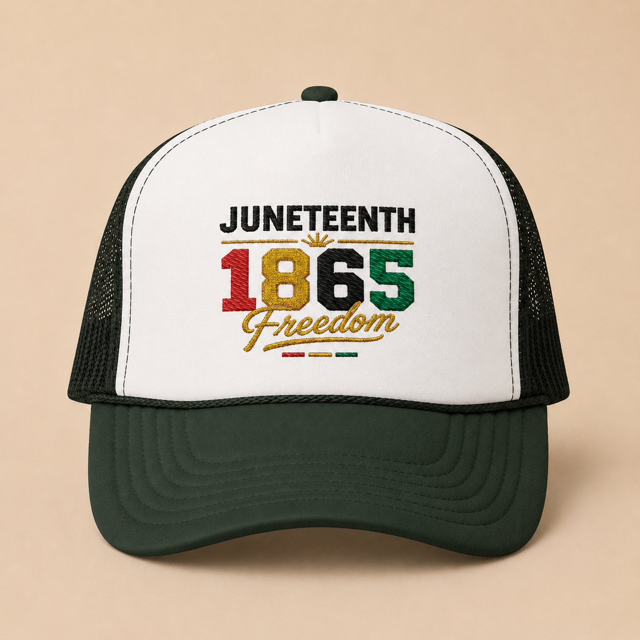 Juneteenth 1865 Freedom Trucker Hat — Celebration Pride Cap Gift
