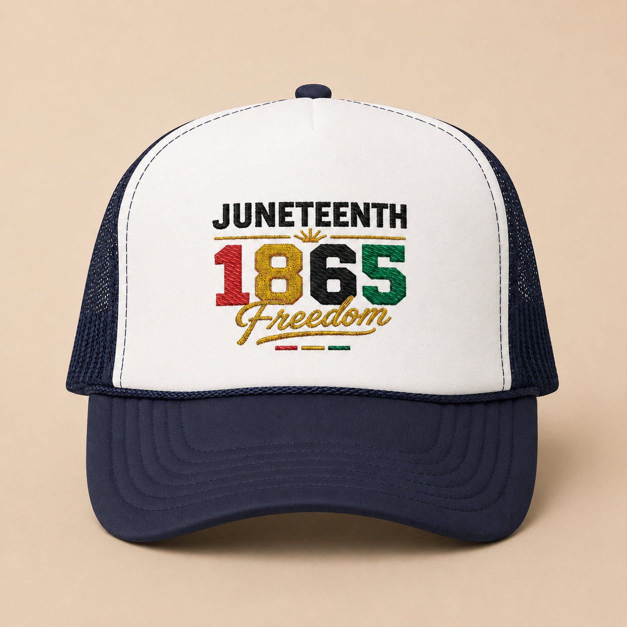 Juneteenth 1865 Freedom Trucker Hat — Celebration Pride Cap Gift