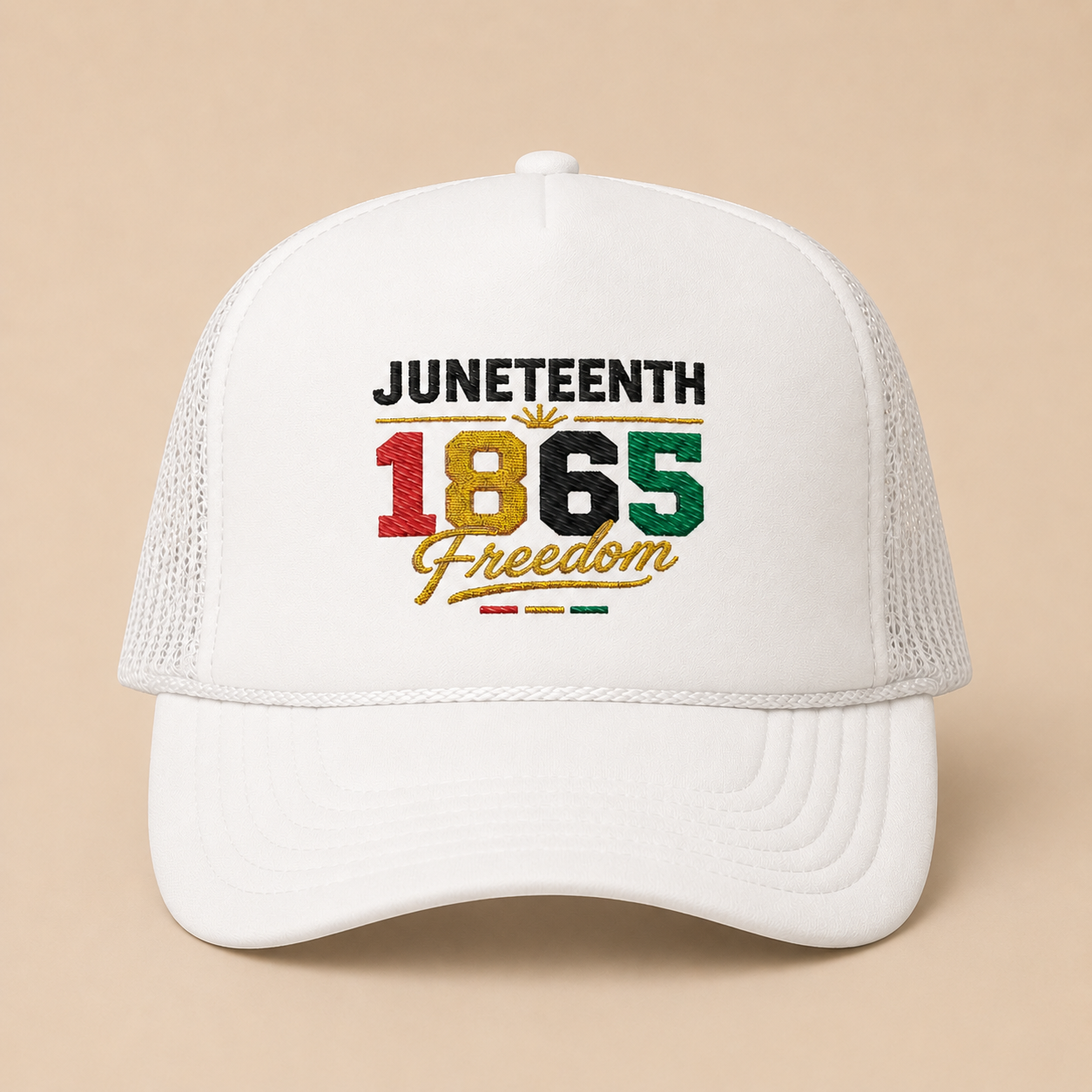 Juneteenth 1865 Freedom Trucker Hat — Celebration Pride Cap Gift