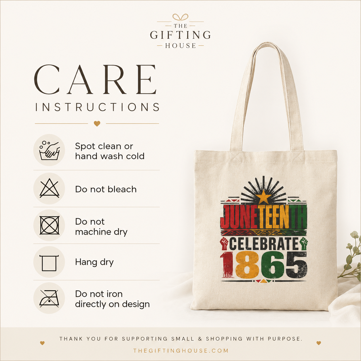 Juneteenth Celebrate 1865 Tote - Juneteenth Gift
