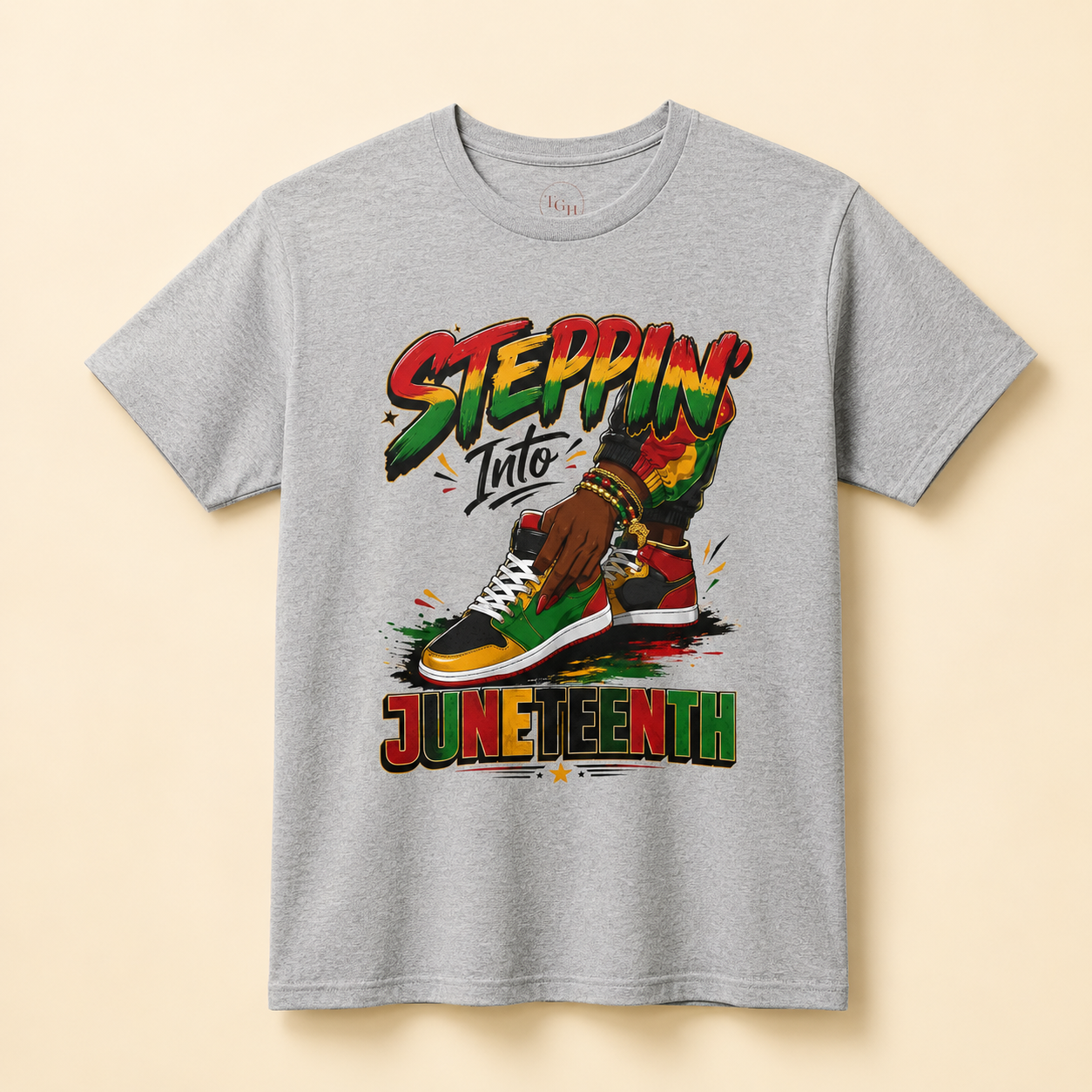 Steppin' Into Juneteenth Tee - Juneteenth Gift