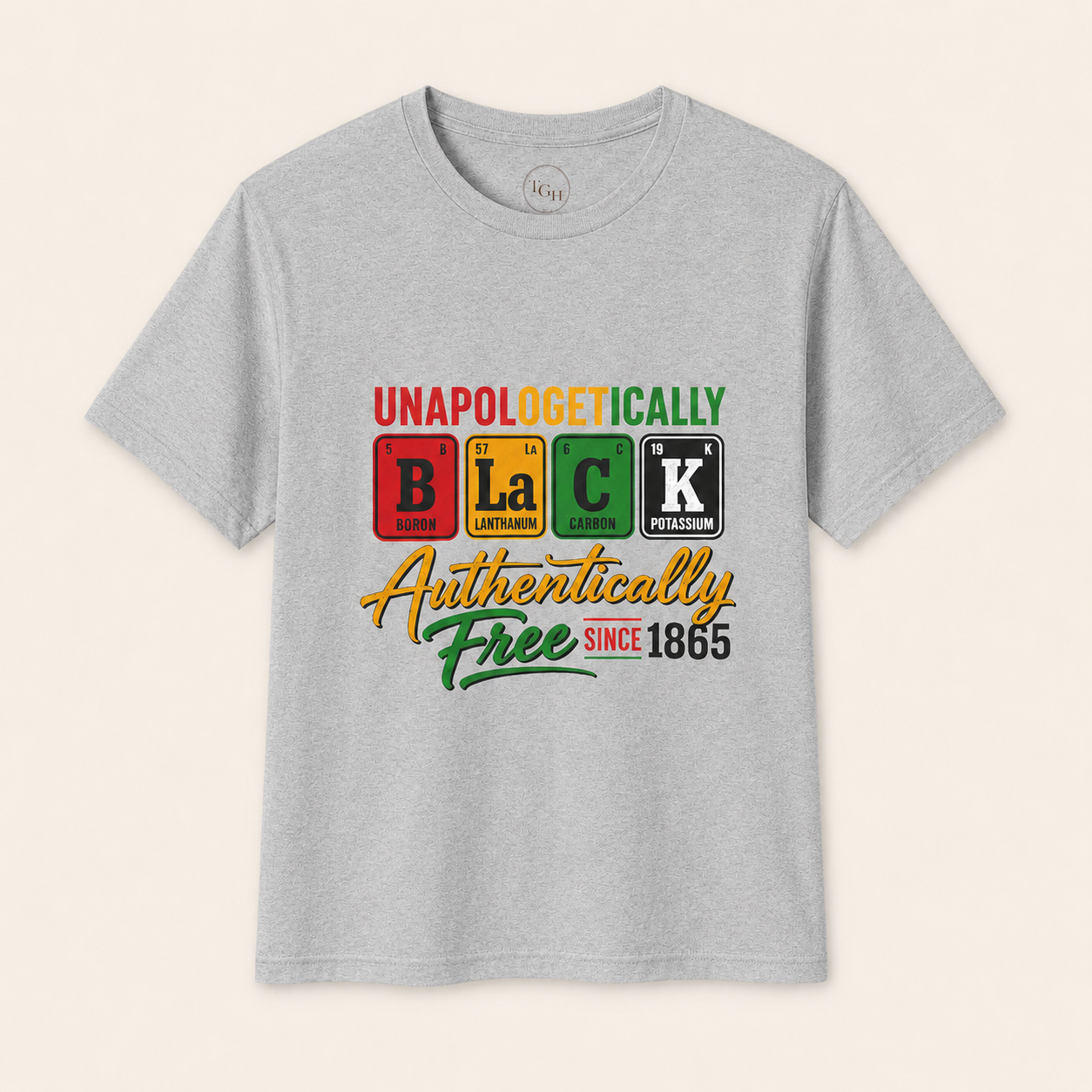 Unapologetically Black, Authentically Free Since 1865 Graphic Tee - Juneteenth Gift