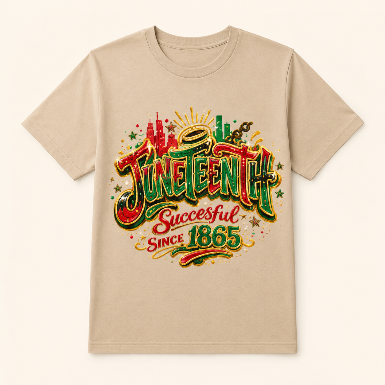 Juneteenth Successful Since 1865 Cotton T-Shirt - Juneteenth Gift