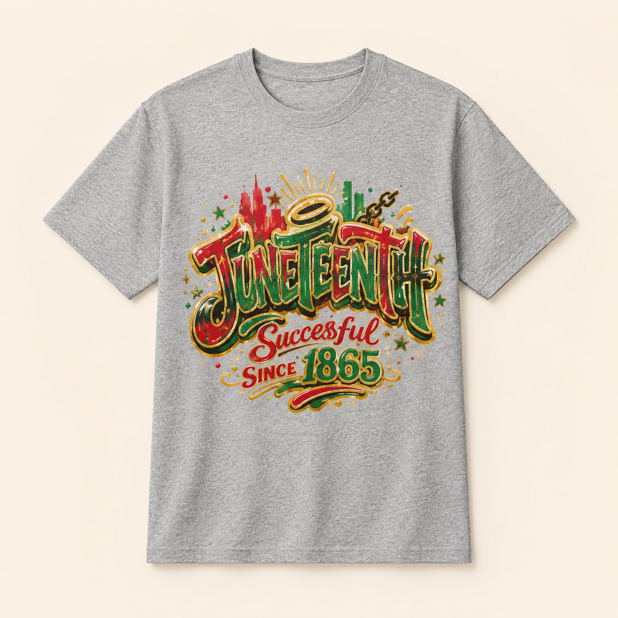 Juneteenth Successful Since 1865 Cotton T-Shirt - Juneteenth Gift