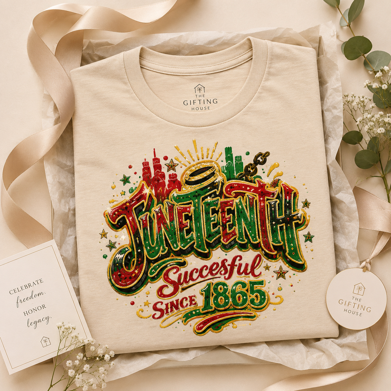 Juneteenth Successful Since 1865 Cotton T-Shirt - Juneteenth Gift