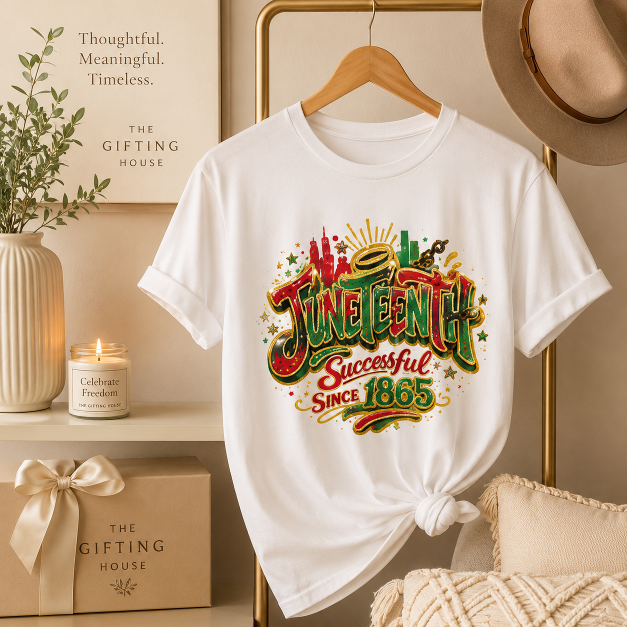 Juneteenth Successful Since 1865 Cotton T-Shirt - Juneteenth Gift