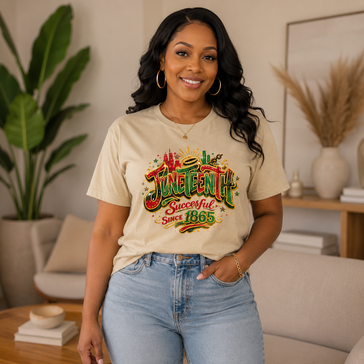 Juneteenth Successful Since 1865 Cotton T-Shirt - Juneteenth Gift