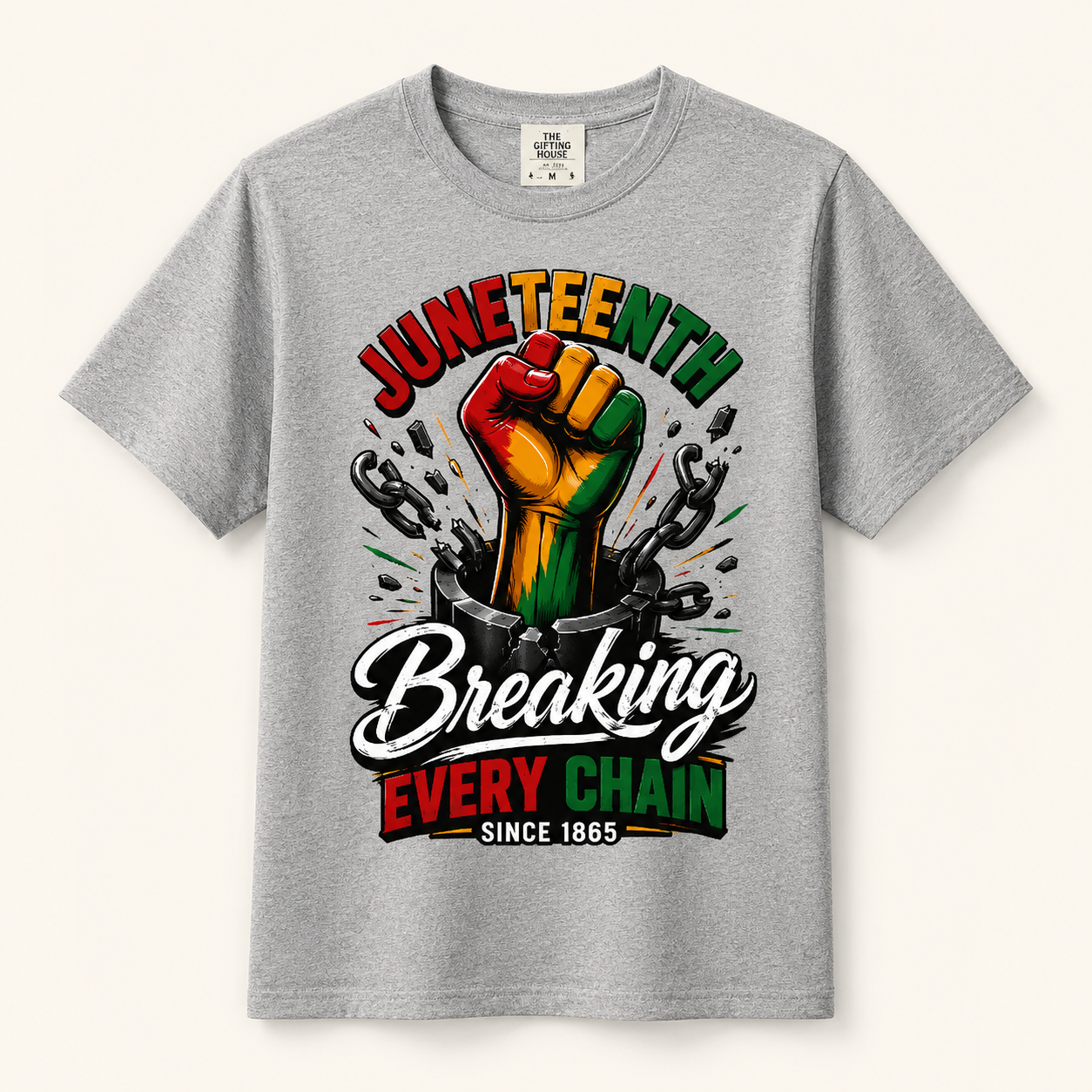 Breaking Every Chain T-Shirt — Juneteenth Freedom Day Tee
