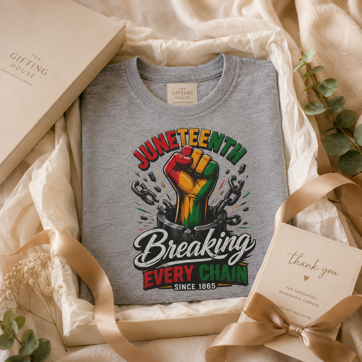 Breaking Every Chain T-Shirt — Juneteenth Freedom Day Tee