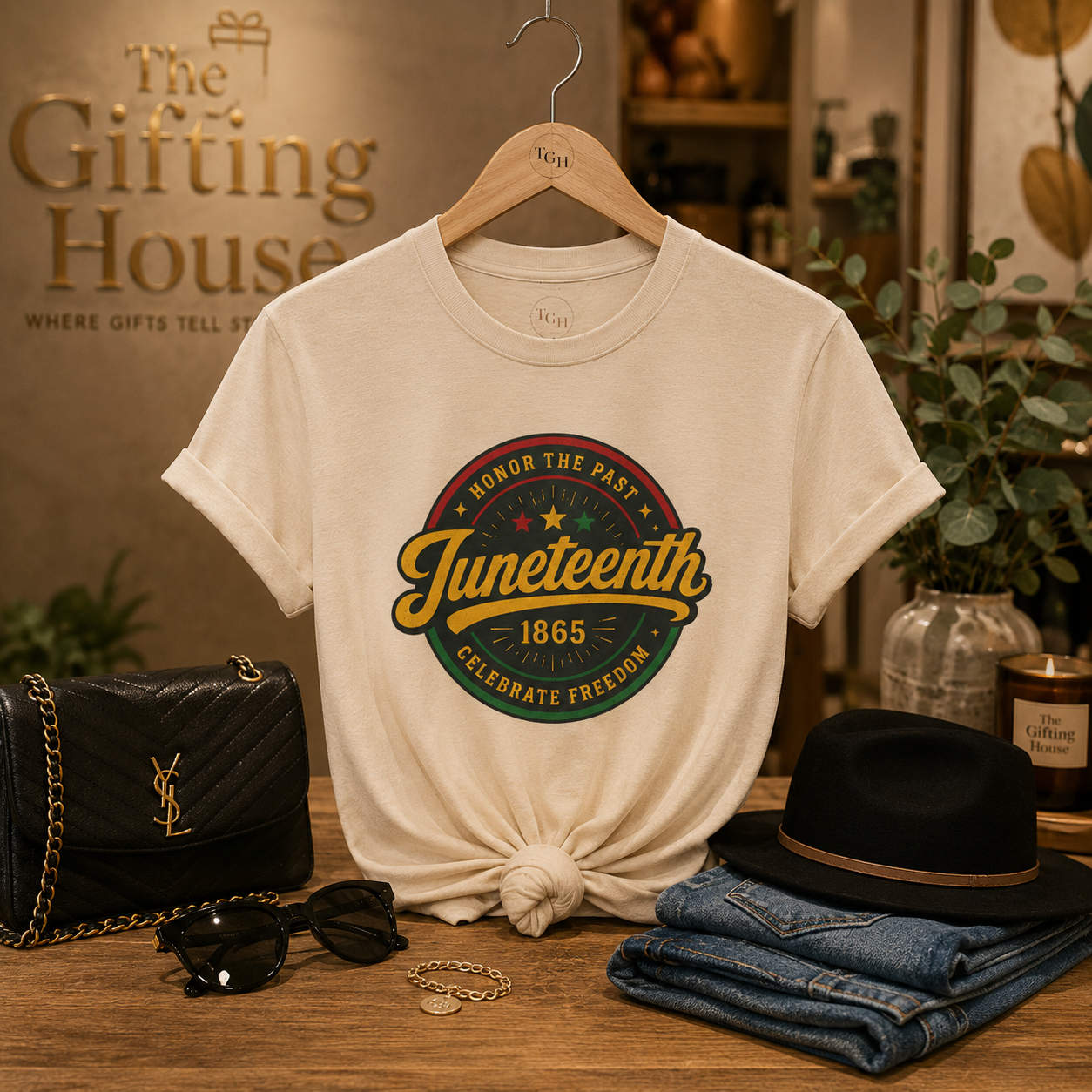 Honor the Past, Celebrate Freedom T-Shirt - Juneteenth Gift