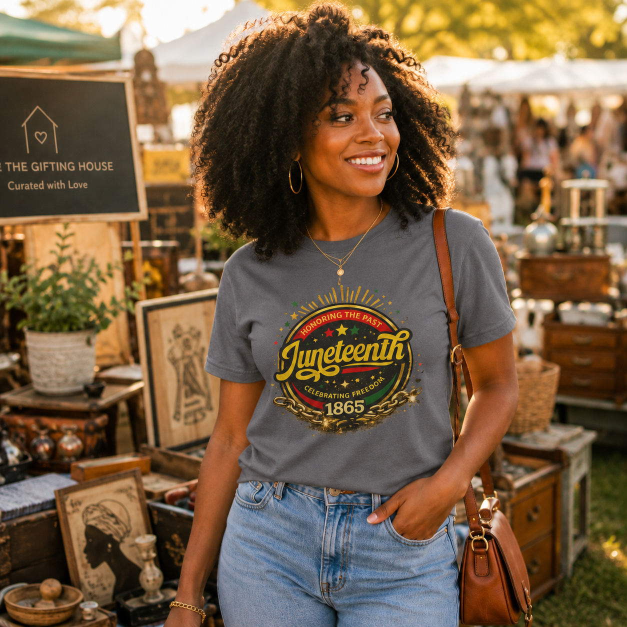 Honoring Freedom Tee - Juneteenth Gift
