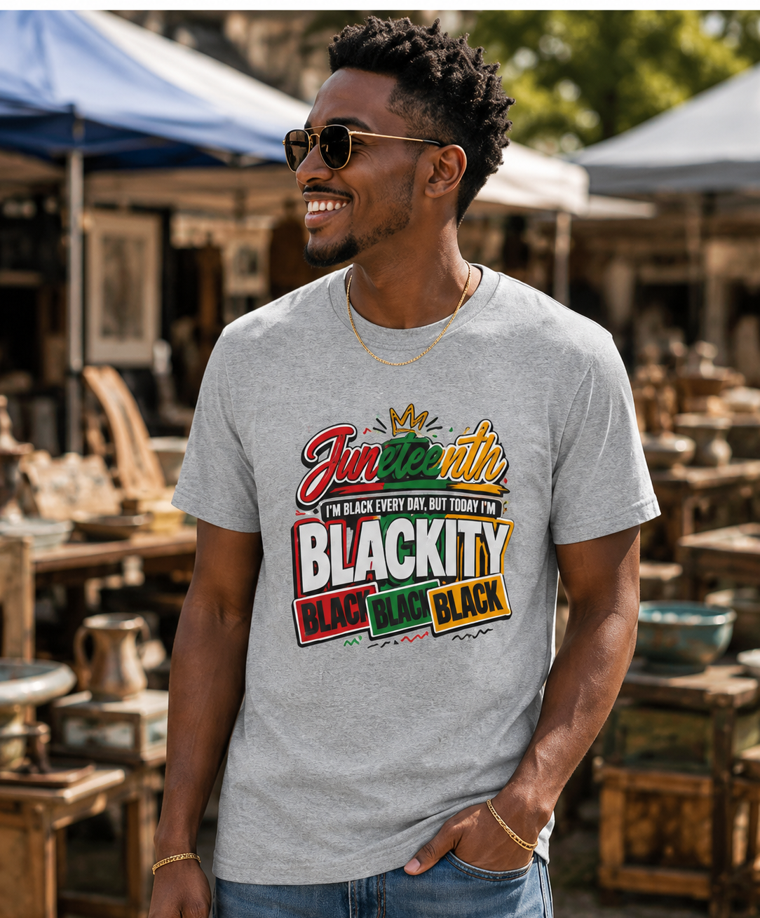 Juneteenth 'Black Everyday' Graphic Tee – Celebration of Black Pride