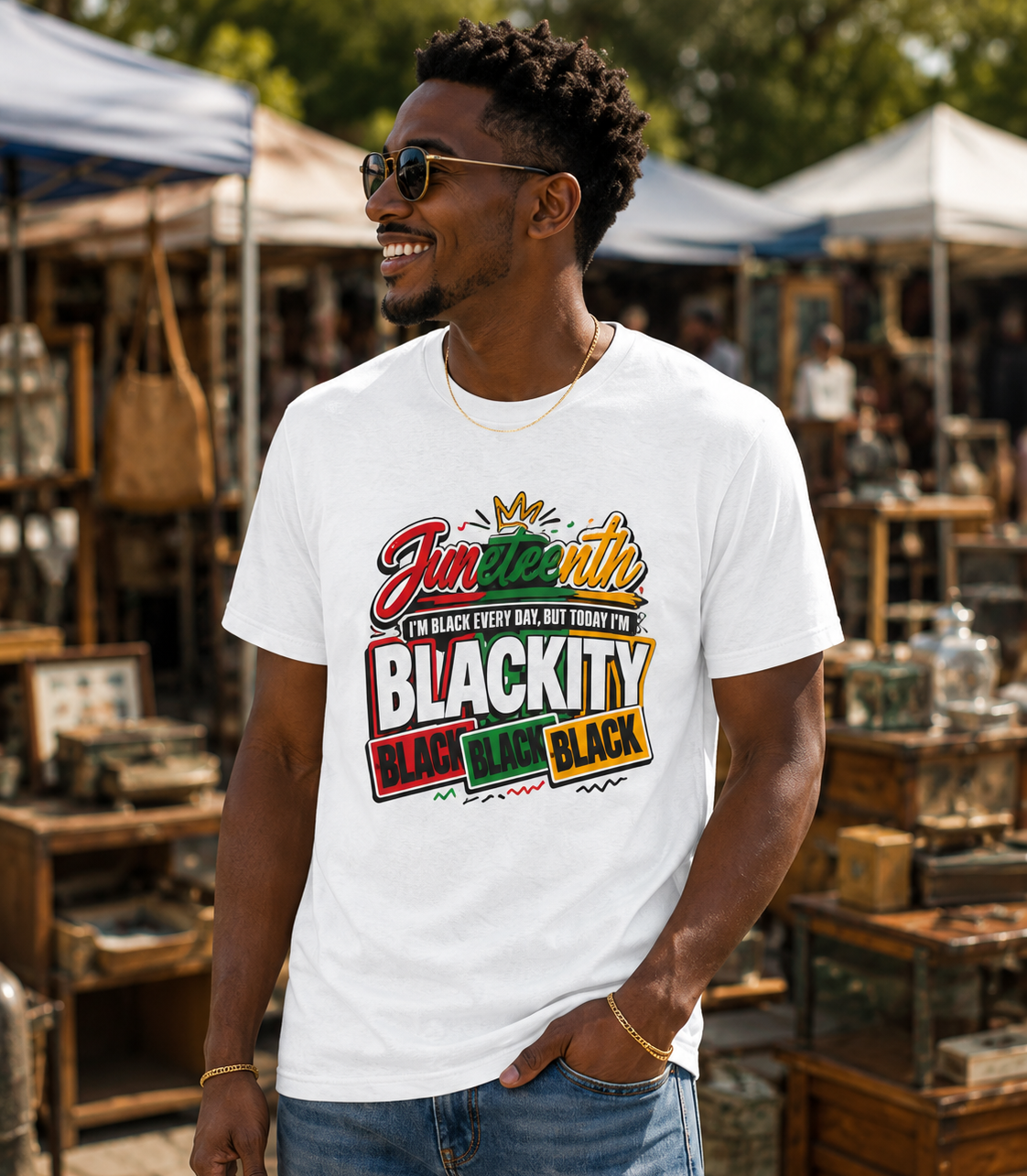 Juneteenth 'Black Everyday' Graphic Tee – Celebration of Black Pride