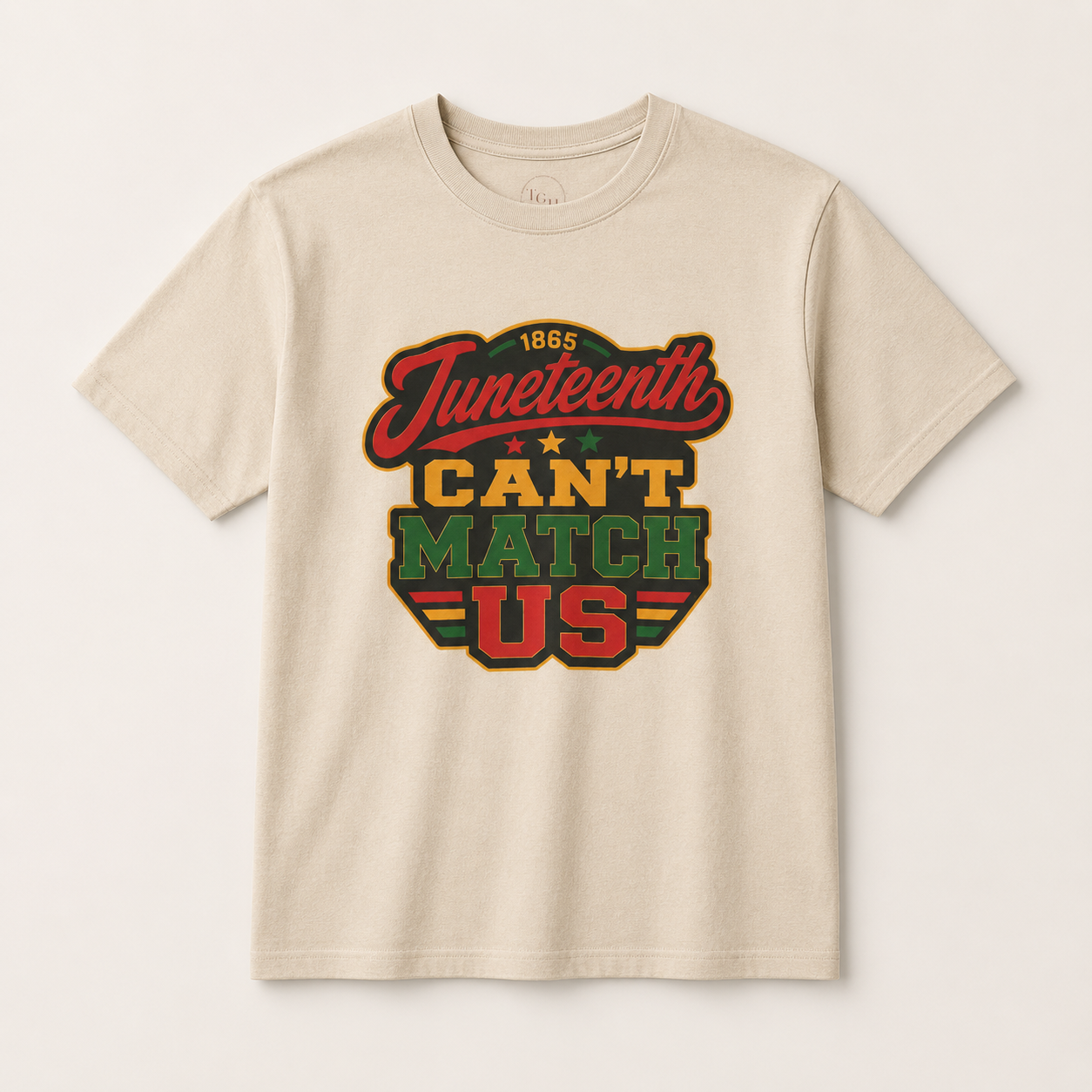 Juneteenth Can't Match Us T-Shirt – Black History Celebration Tee Gift