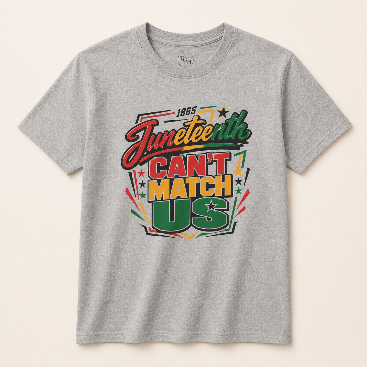 Juneteenth "Can't Match Us" Graphic Tee - Juneteenth Celebration Gift