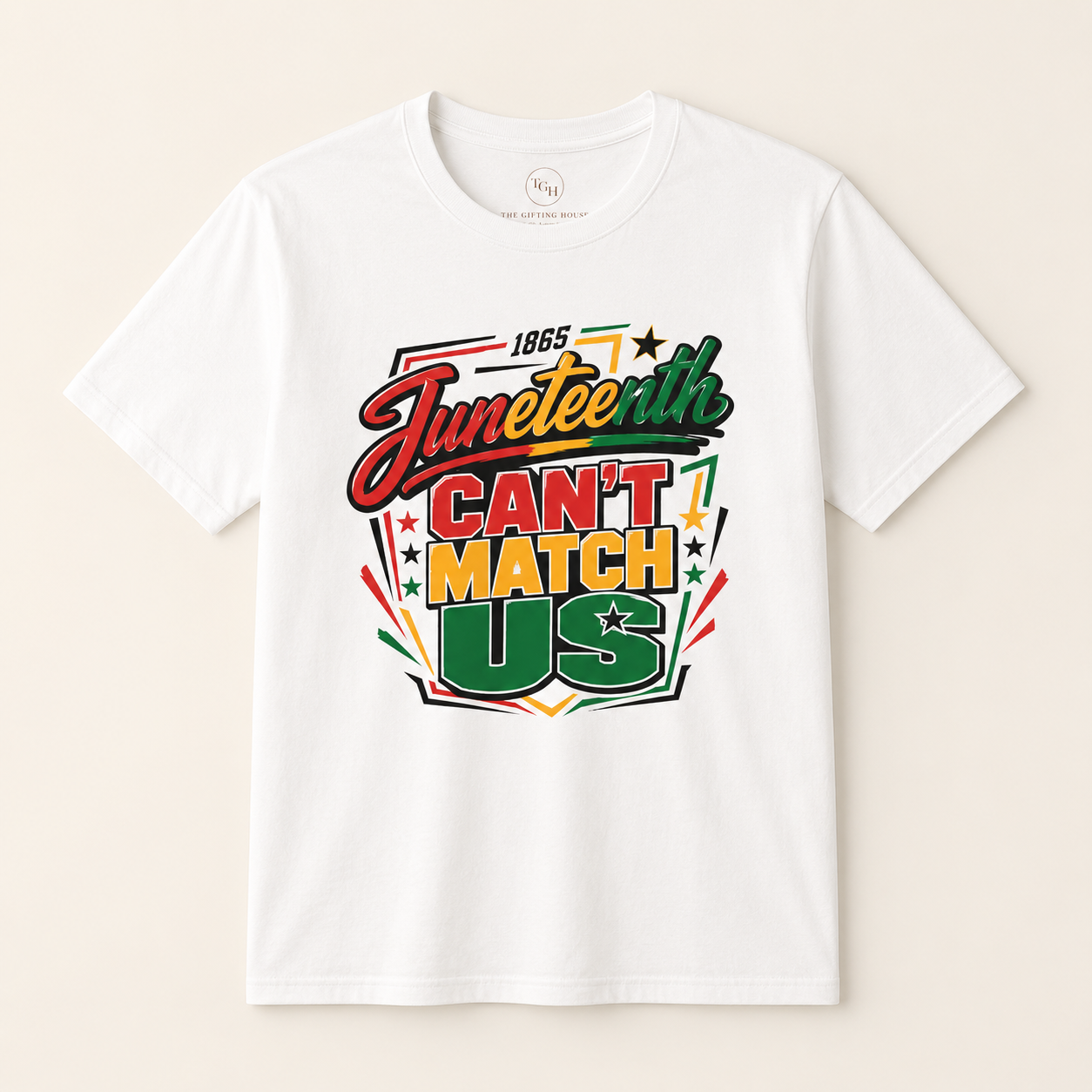 Juneteenth "Can't Match Us" Graphic Tee - Juneteenth Celebration Gift