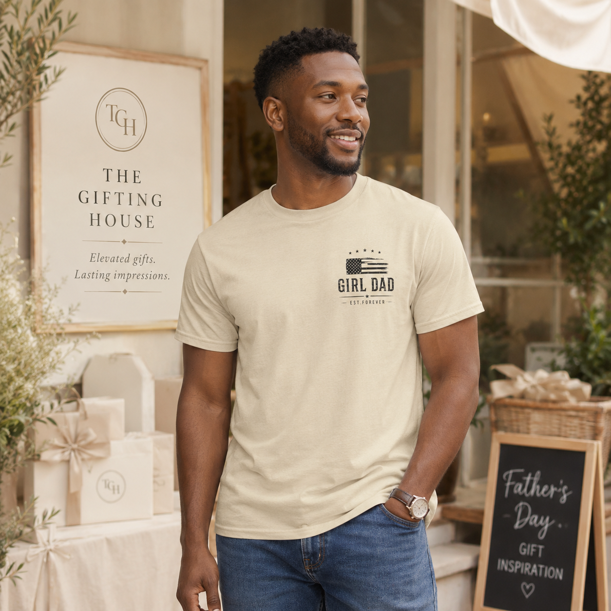 Girl Dad T-Shirt — Father’s Day Gift