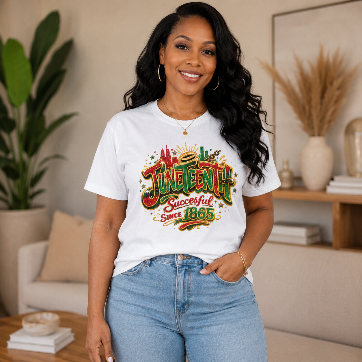 Juneteenth Successful Since 1865 Cotton T-Shirt - Juneteenth Gift