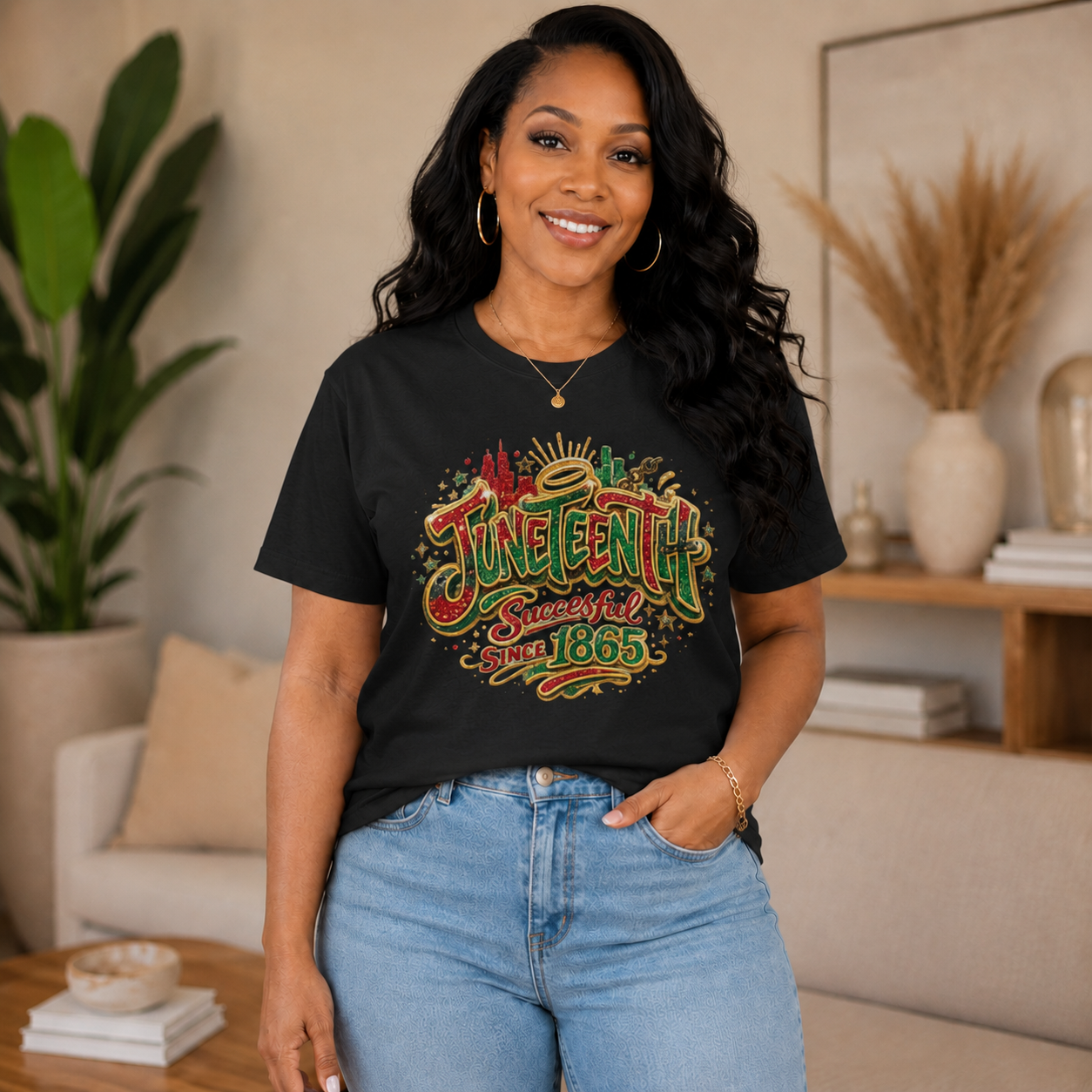 Juneteenth Successful Since 1865 Cotton T-Shirt - Juneteenth Gift