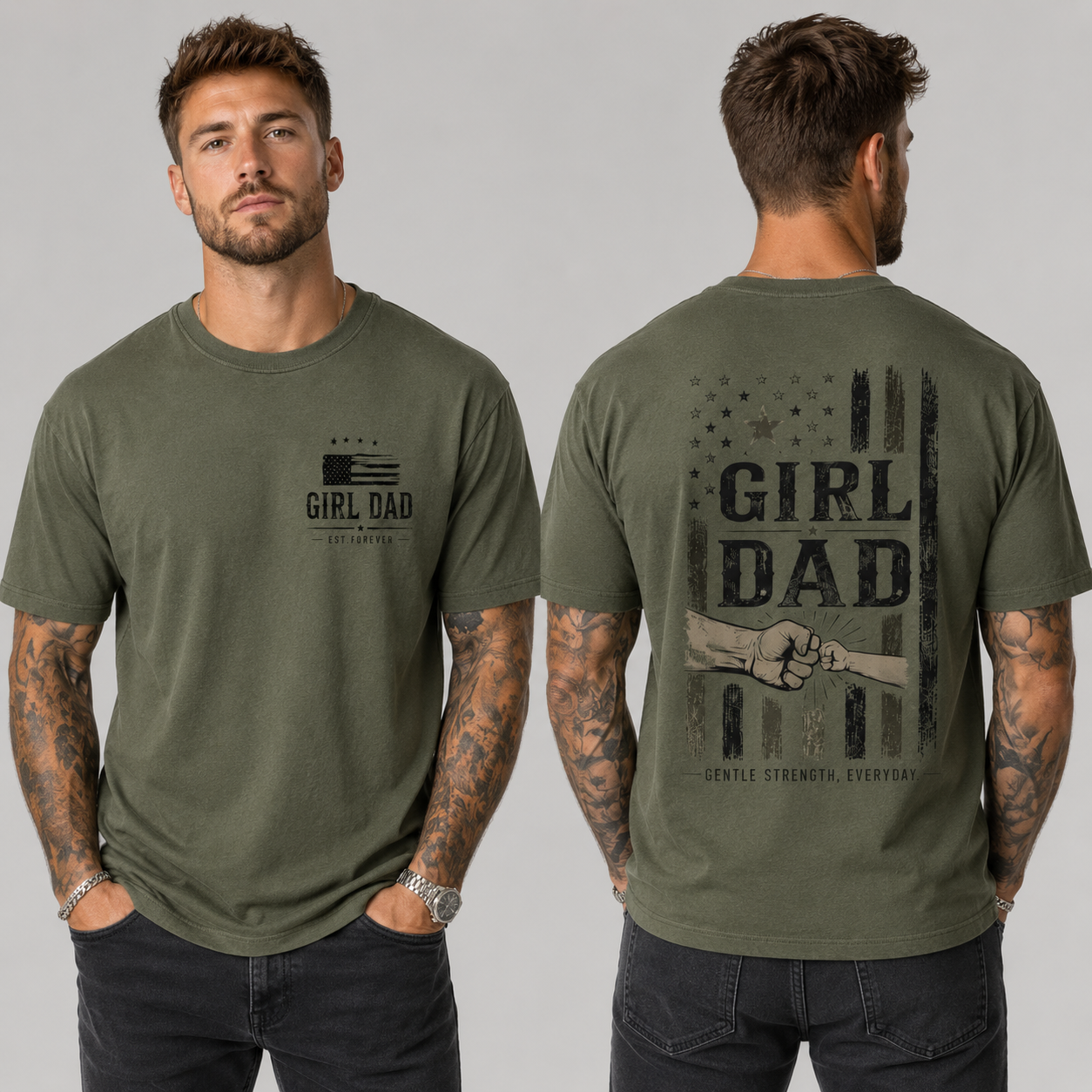 Girl Dad T-Shirt — Father’s Day Gift
