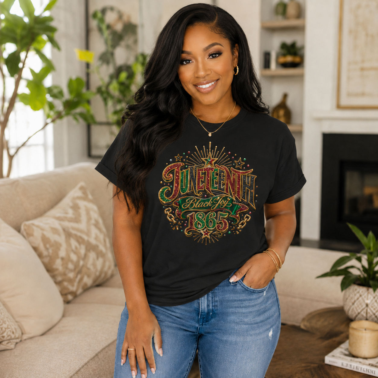 Black Joy 1865 Vintage Tee - Juneteenth Gift