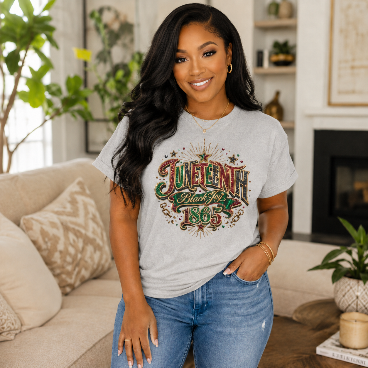 Black Joy 1865 Vintage Tee - Juneteenth Gift