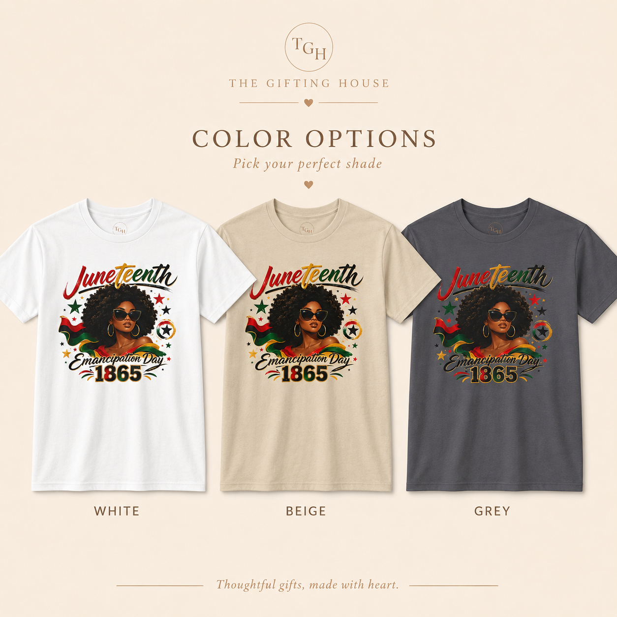 Juneteenth Emancipation Day 1865 T-Shirt — Celebration Tee Gift