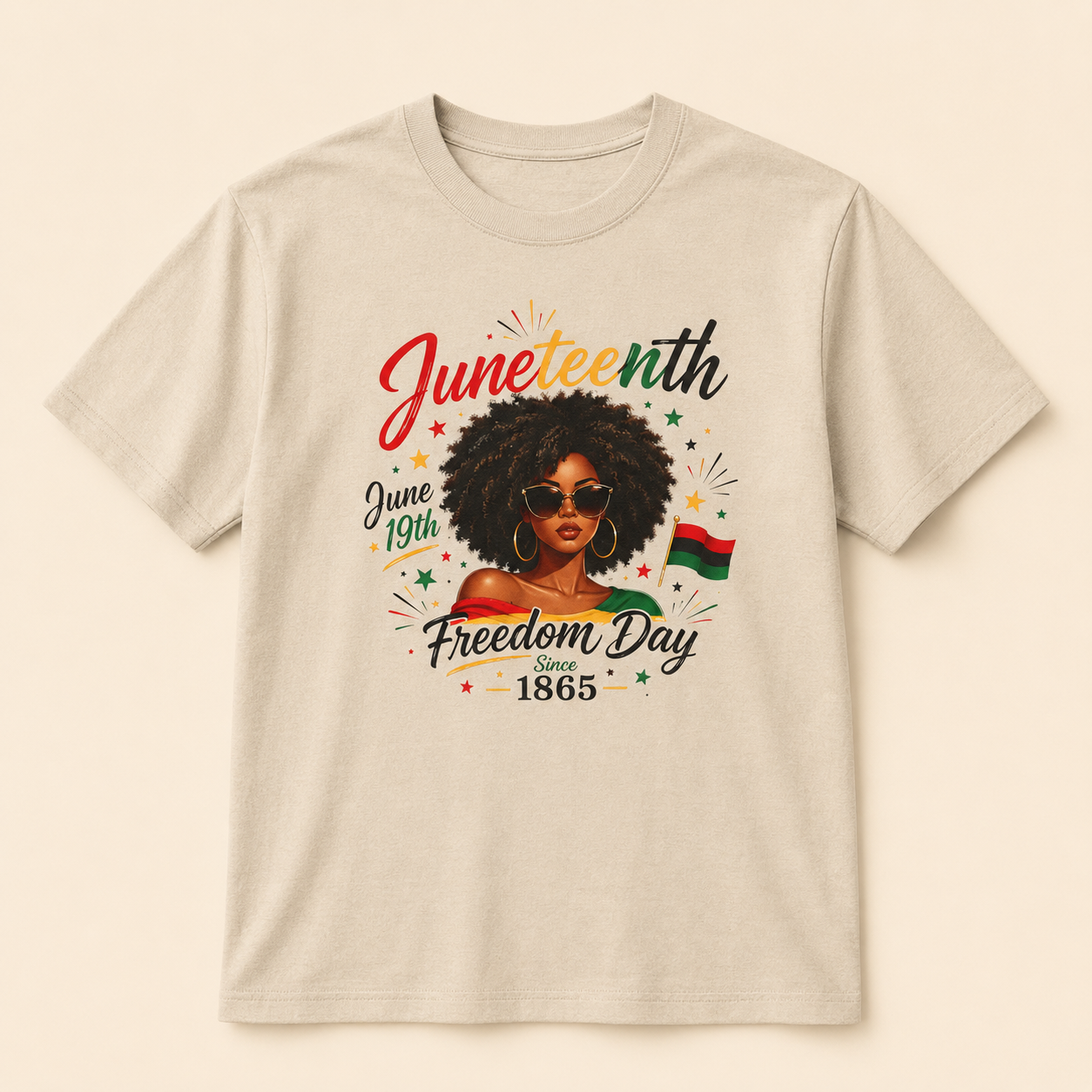 "Juneteenth 1865" Celebration Tee - Juneteenth Gift