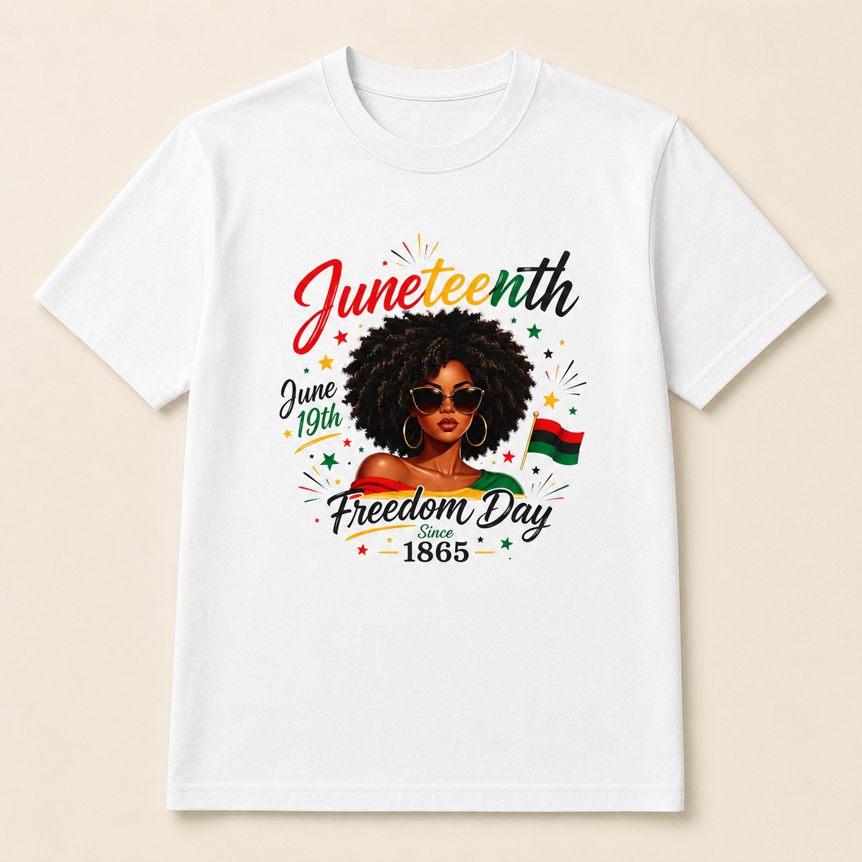 "Juneteenth 1865" Celebration Tee - Juneteenth Gift