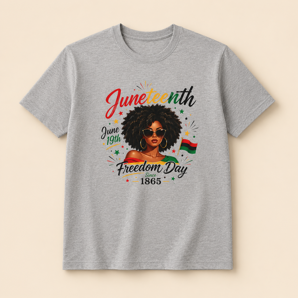 "Juneteenth 1865" Celebration Tee - Juneteenth Gift